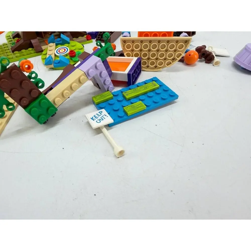 LEGO Friends Tree House Adventure Incomplete Set Parts Lot Figure Used